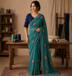 Naarira DHURANDHAR~2 Georgette Designer Sarees