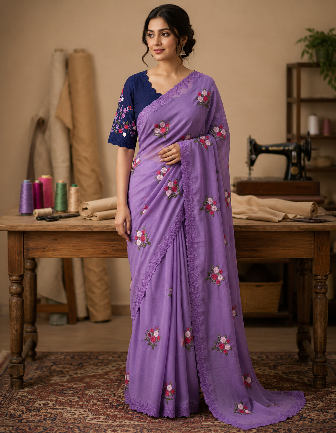 Naarira DHURANDHAR~2 Georgette Designer Sarees