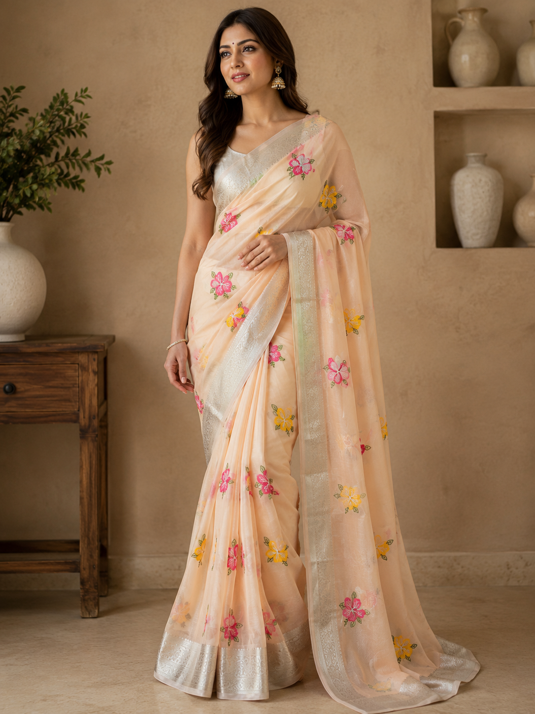 Naarira Epic Kanchipuram Organza Sarees