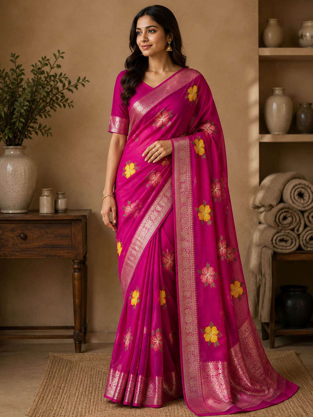 Naarira Epic Kanchipuram Organza Sarees