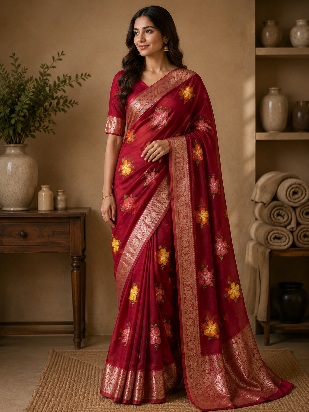 Naarira Epic Kanchipuram Organza Sarees