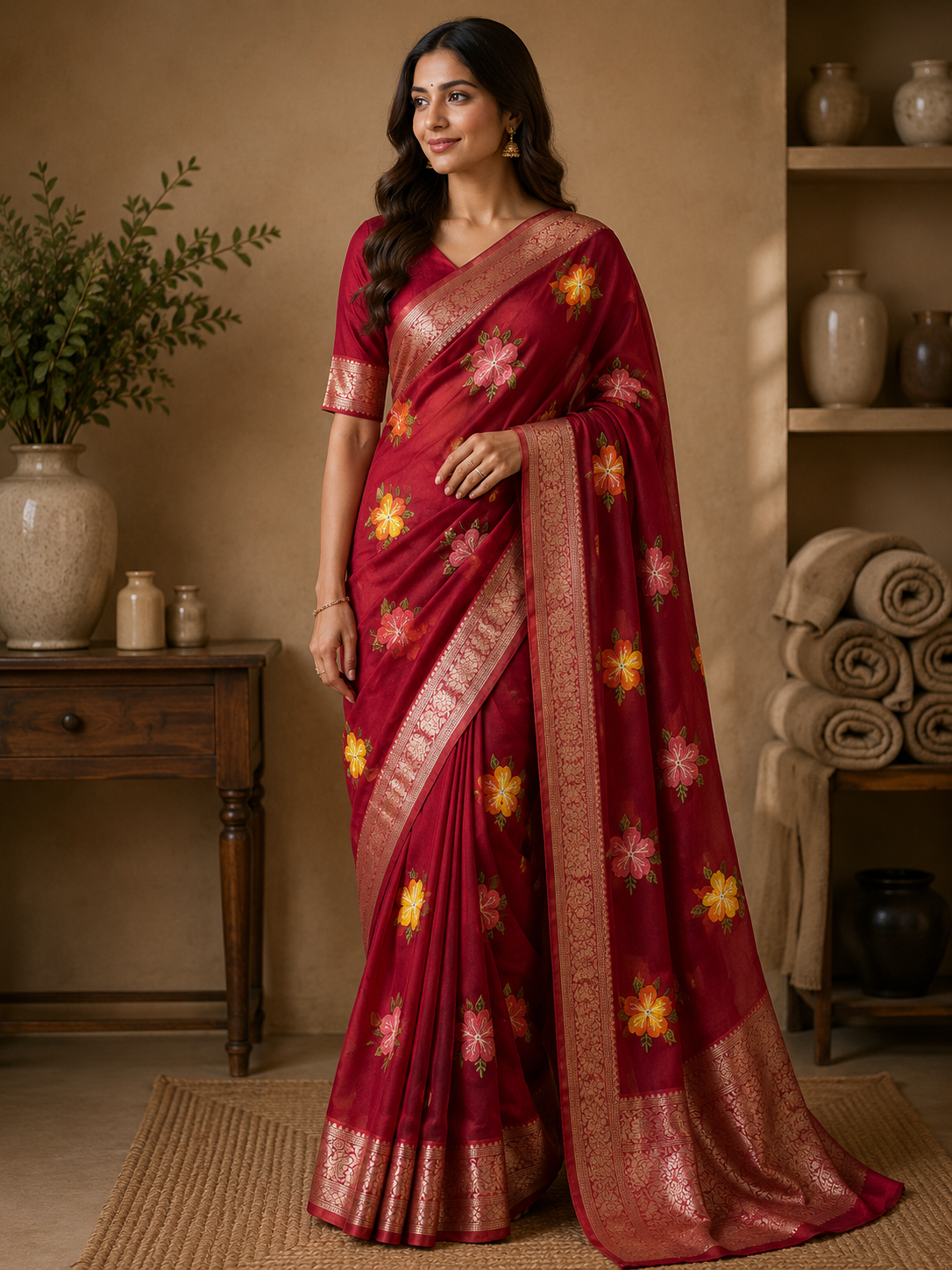 Naarira Epic Kanchipuram Organza Sarees
