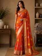 Naarira Epic Kanchipuram Organza Sarees