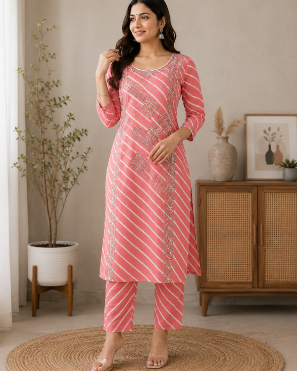 Naarira Cotton Sequin kurti