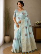 Naarira Sanyukta Pure Viscos Party Wear Sarees