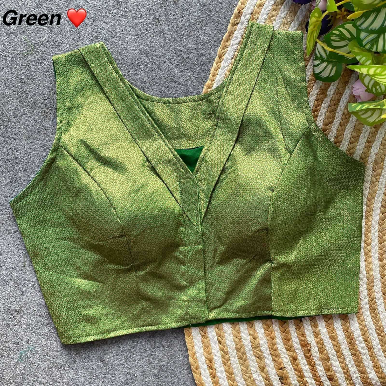 Naarira Jacquard V-Neck Blouses