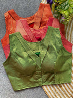 Naarira Jacquard V-Neck Blouses