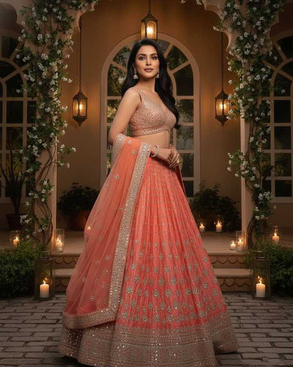 Naarira Silk Designer Lehenga Choli