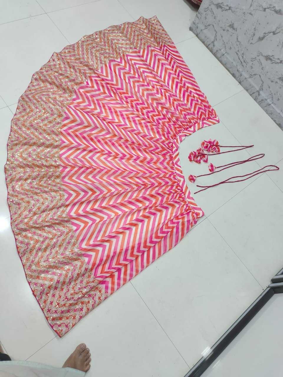 Naarira Georgette Printed Lehenga