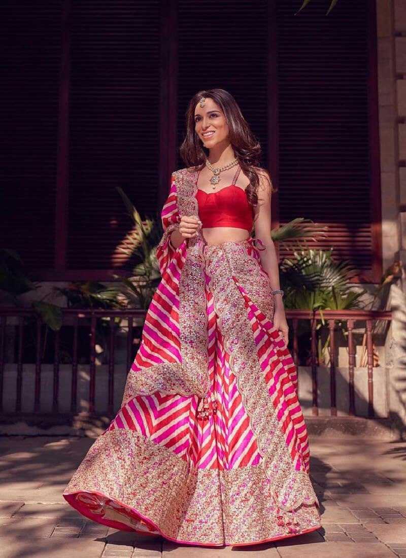 Naarira Georgette Printed Lehenga