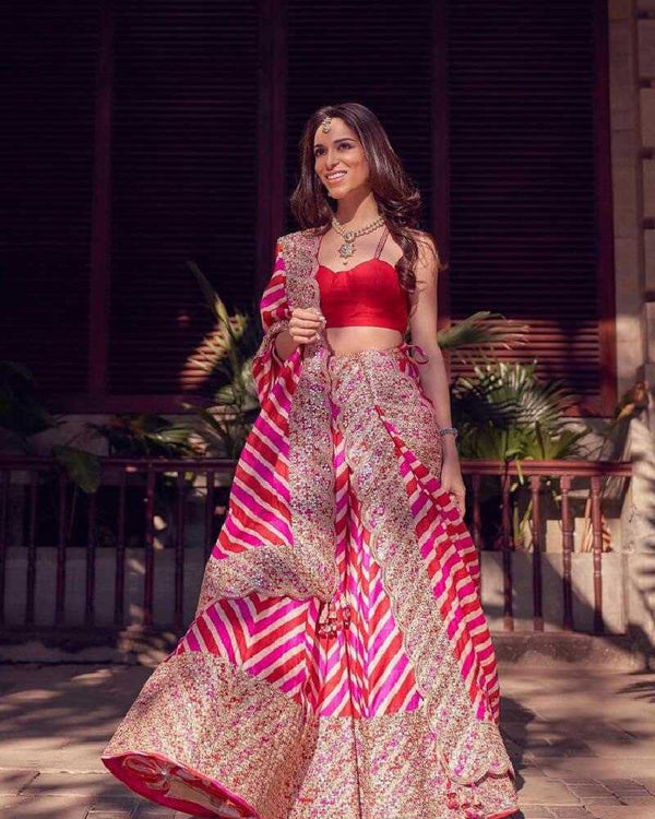 Naarira Georgette Printed Lehenga