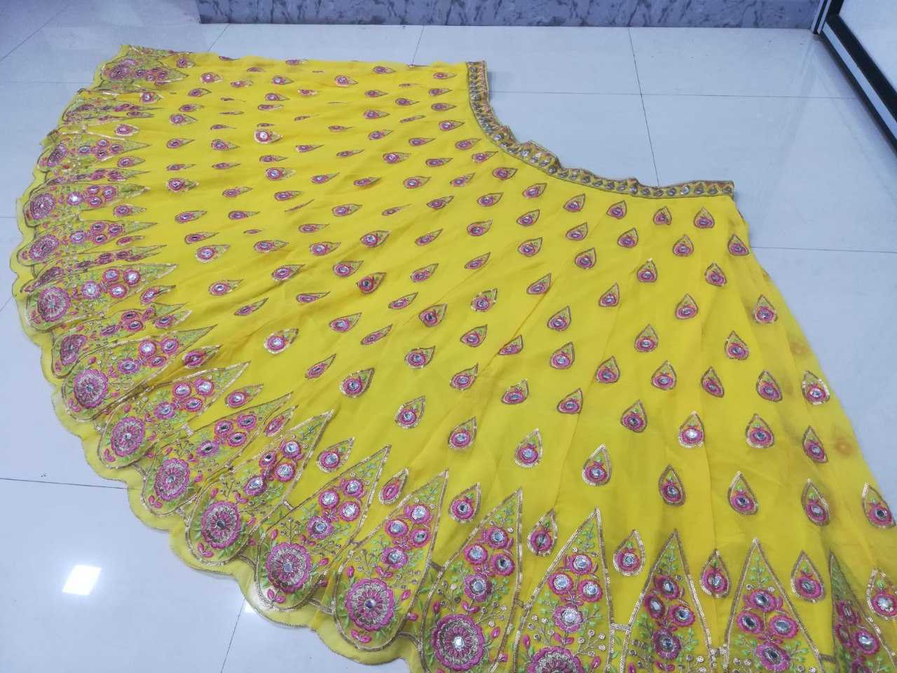 Naarira Georgette Embroidered Lehenga