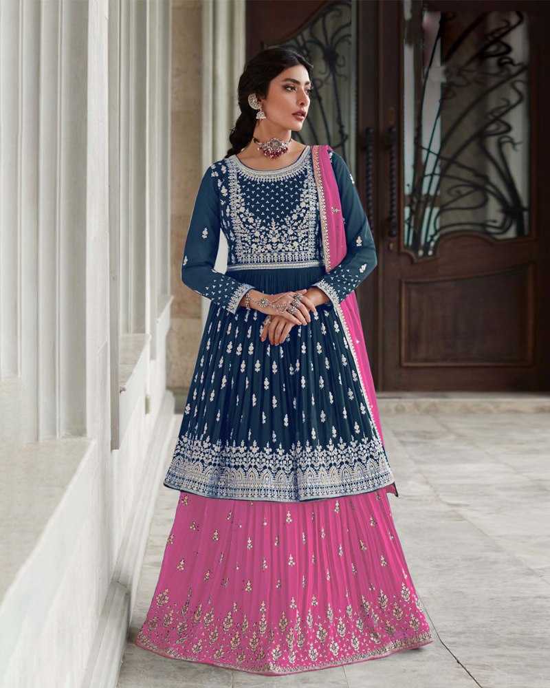 Naarira Faux Georgette Designer Lehenga