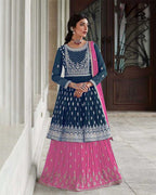 Naarira Faux Georgette Designer Lehenga