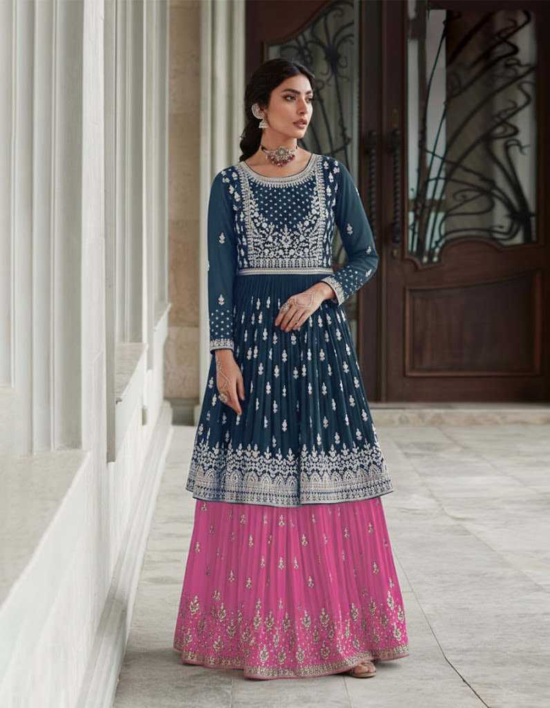 Naarira Faux Georgette Designer Lehenga