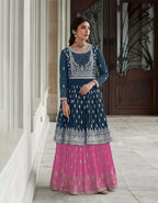 Naarira Faux Georgette Designer Lehenga