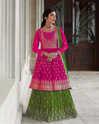Naarira Faux Georgette Designer Lehenga