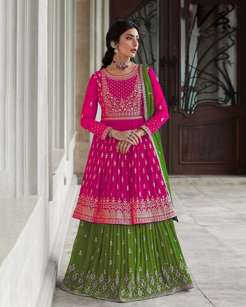 Naarira Faux Georgette Designer Lehenga