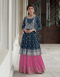 Naarira Faux Georgette Designer Lehenga
