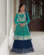 Naarira Faux Georgette Designer Lehenga