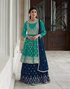 Naarira Faux Georgette Designer Lehenga