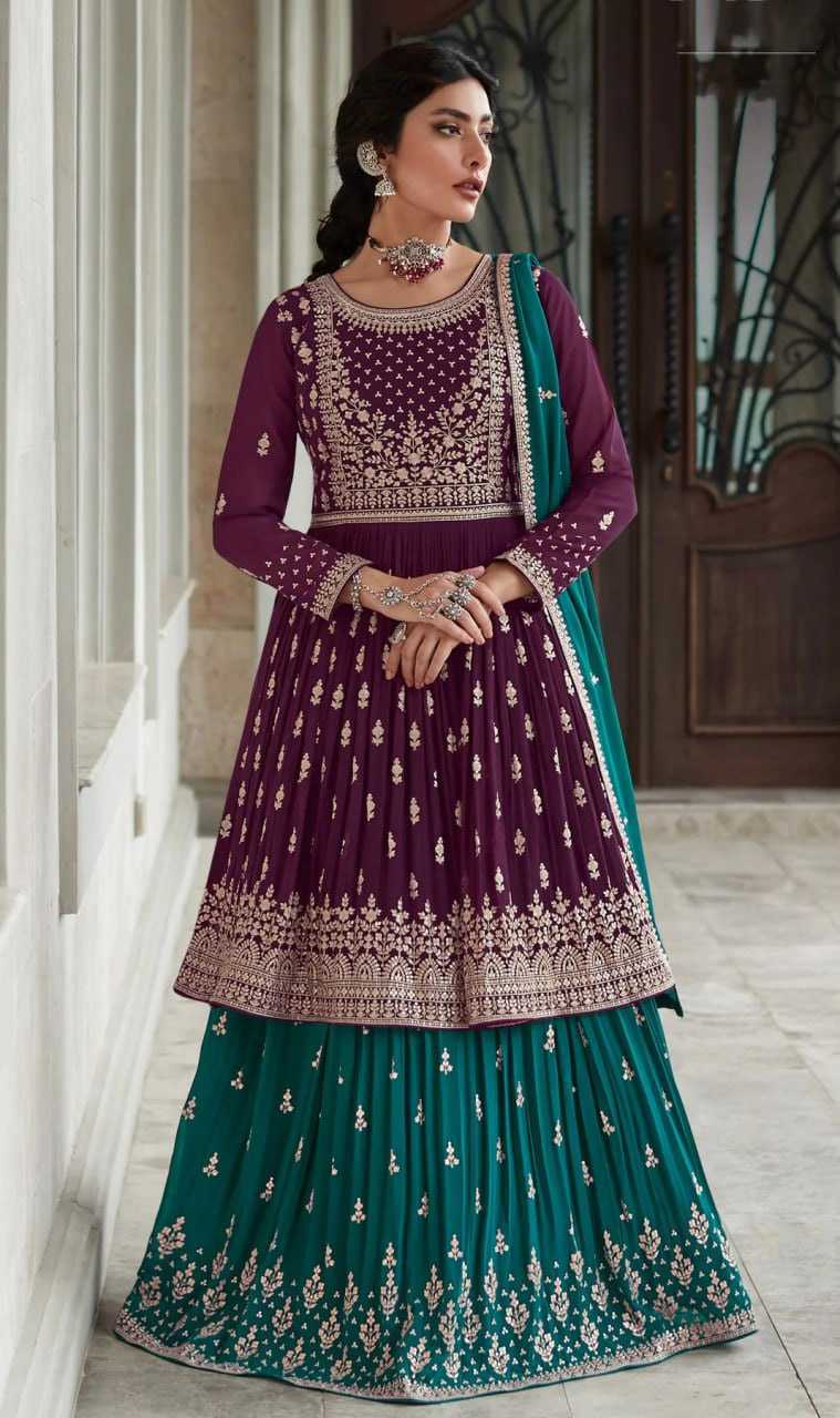 Naarira Faux Georgette Designer Lehenga
