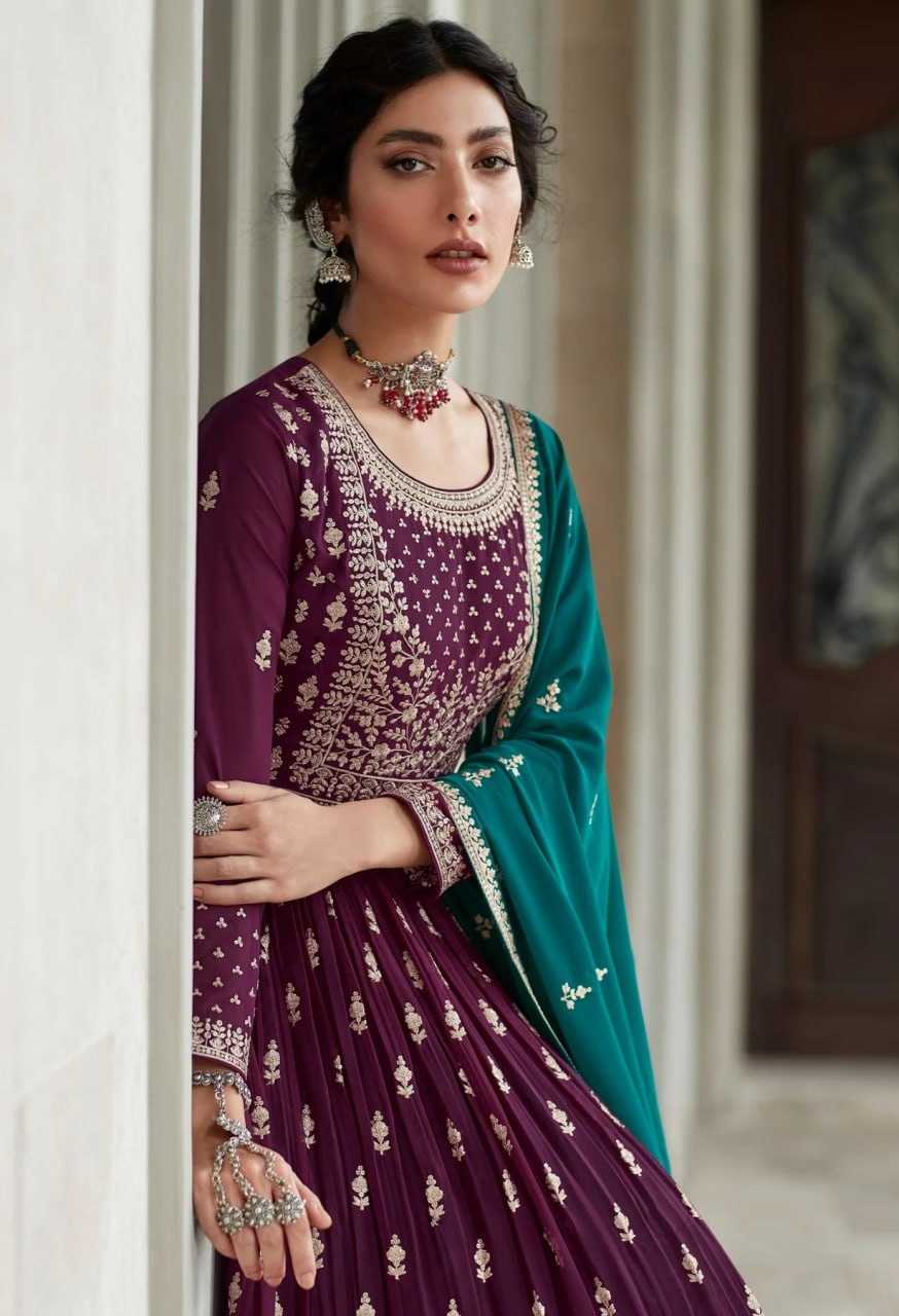 Naarira Faux Georgette Designer Lehenga