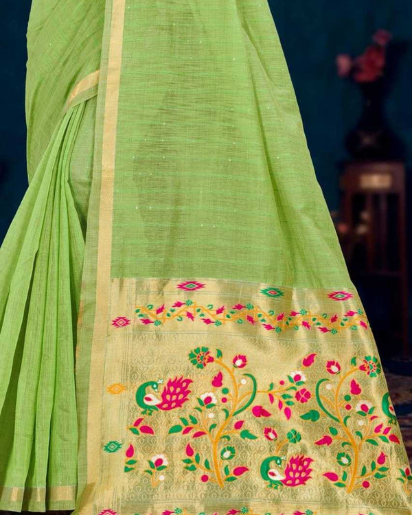 Naarira Cotton Saree for Women - Soft, Elegant & Comfortable Ethnic Wear - alternate view