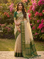 Naarira Soft Cotton Zari Saree for Women