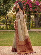 Naarira Soft Cotton Zari Saree for Women