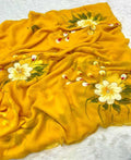 Naarira PURE Schiffli Hand Work Sarees