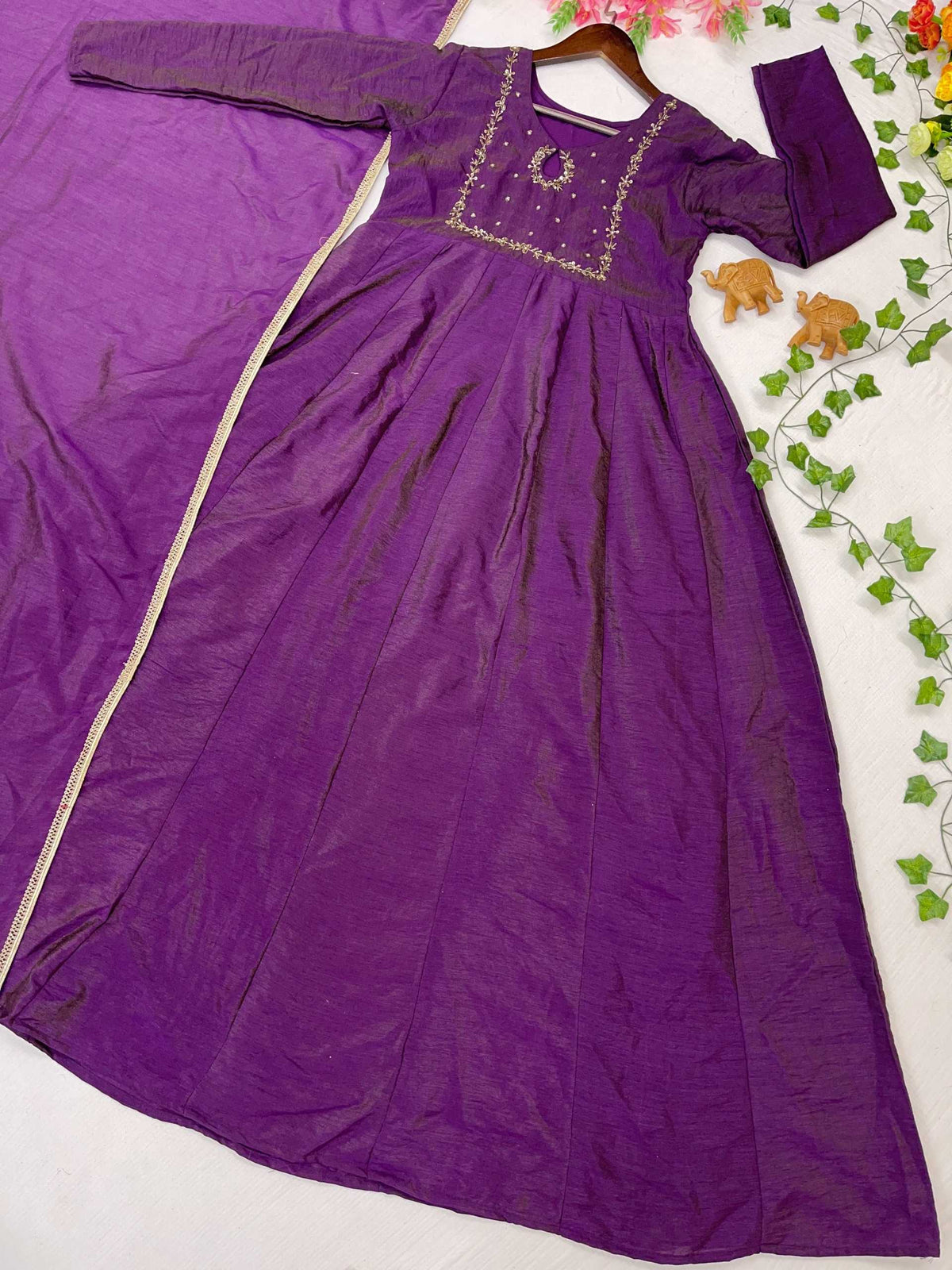 Naarira 35 Vichitra Silk Party Gown