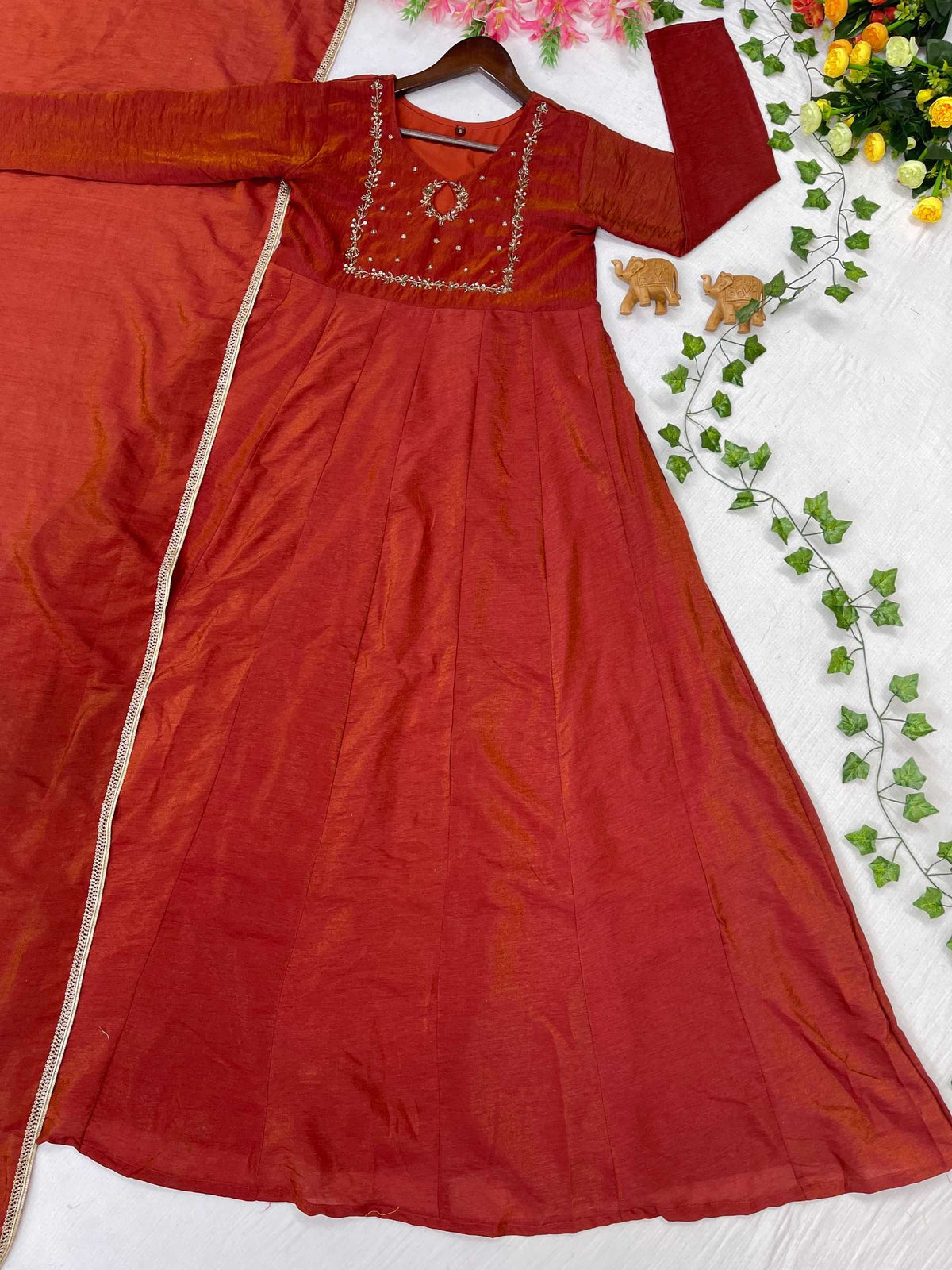 Naarira 35 Vichitra Silk Party Gown