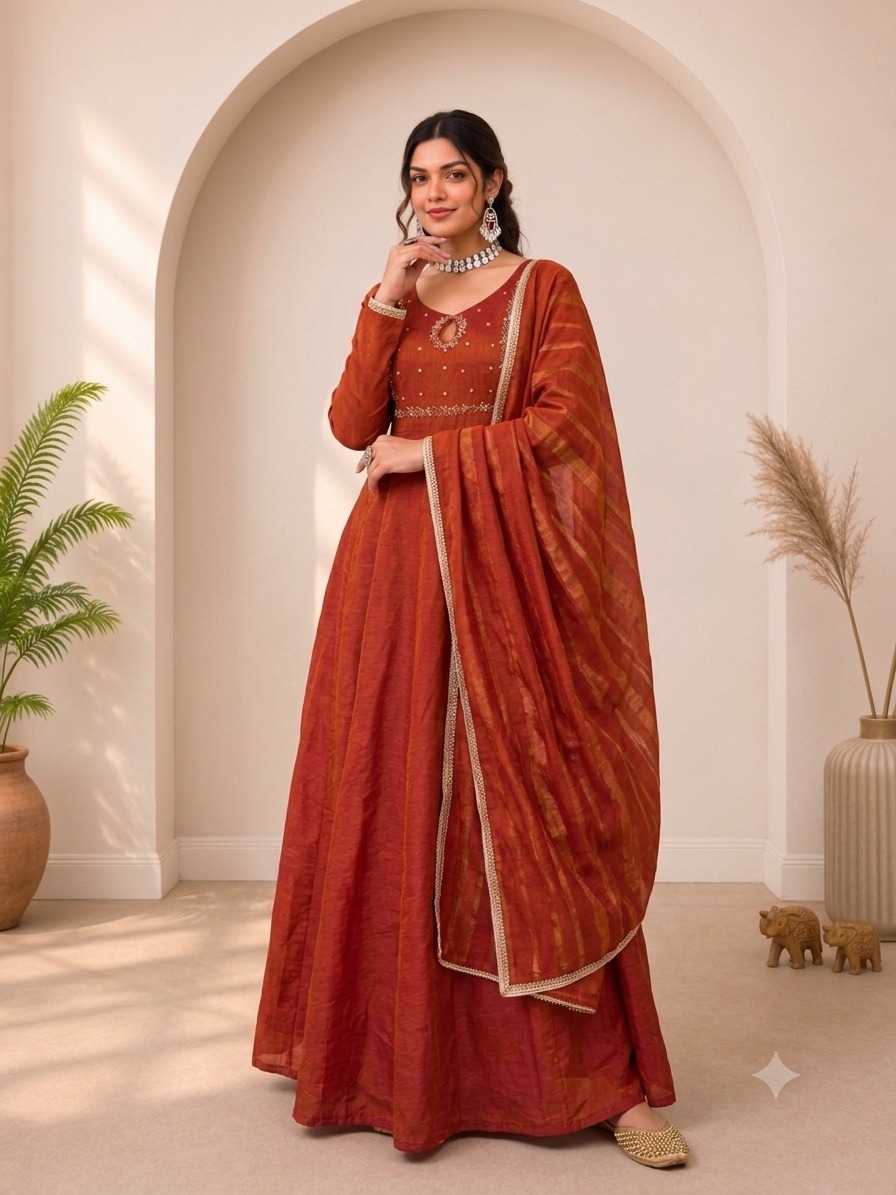 Naarira 35 Vichitra Silk Party Gown