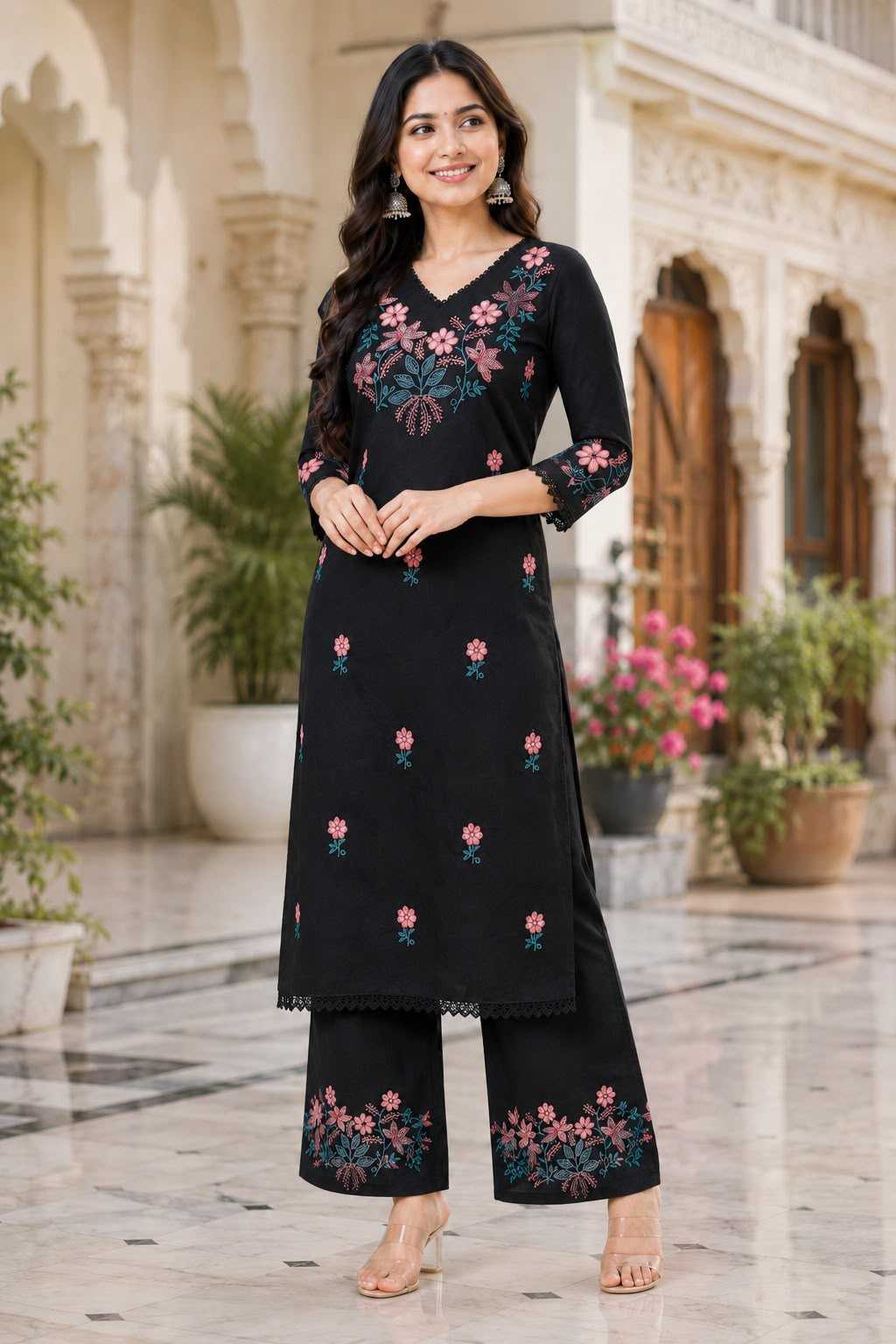 Naarira KESH121 CRAF Pure Cotton Embroidery Suits