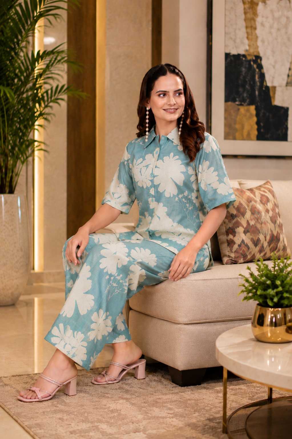 Naarira KESH121 PRE Linen Co-ord Set
