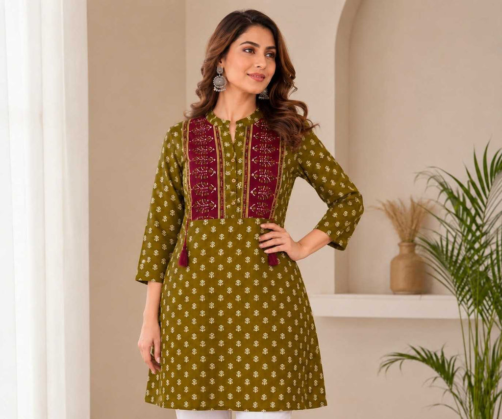 Naarira KESH121 SEA Cotton Cotton Kurtis