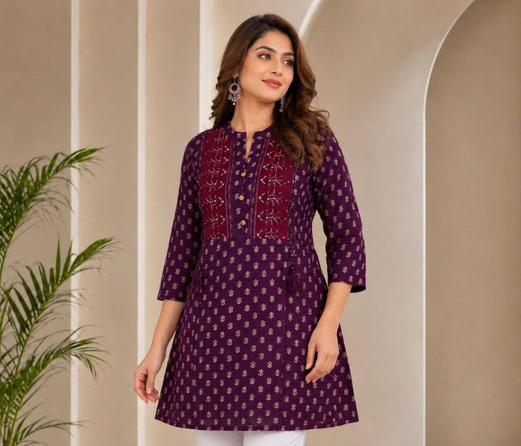 Naarira KESH121 SEA Cotton Cotton Kurtis