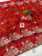 Naarira Aaradhitaa Georgette Georgette Sarees