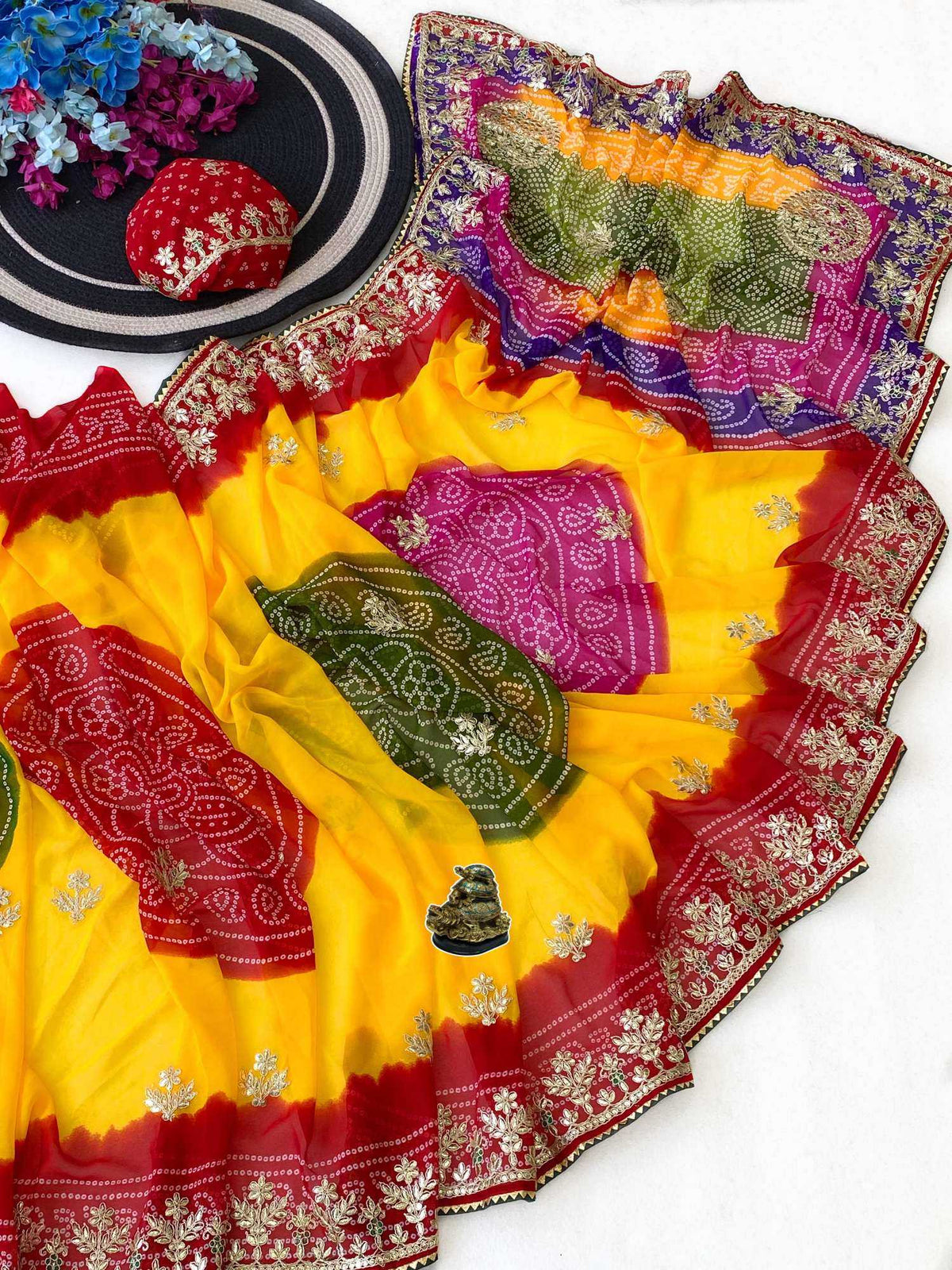 Naarira Anamika Georgette Designer Sarees