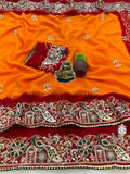 Naarira Aradhika Georgette Saree