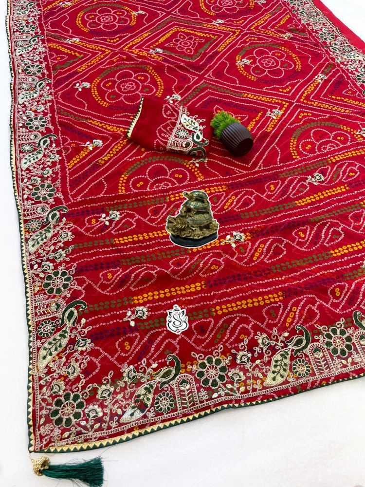 Naarira Aradhika Georgette Saree
