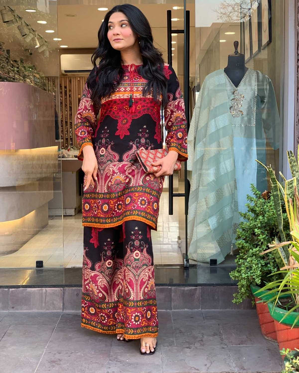 Naarira Heavy Rayon Co-ord Set - alternate view