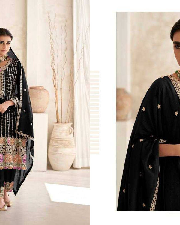 Naarira Chinon Embroidery Suit - alternate view