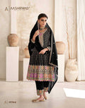 Naarira Chinon Embroidery Suit