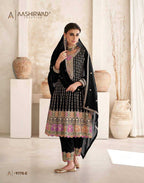 Naarira Chinon Embroidery Suit