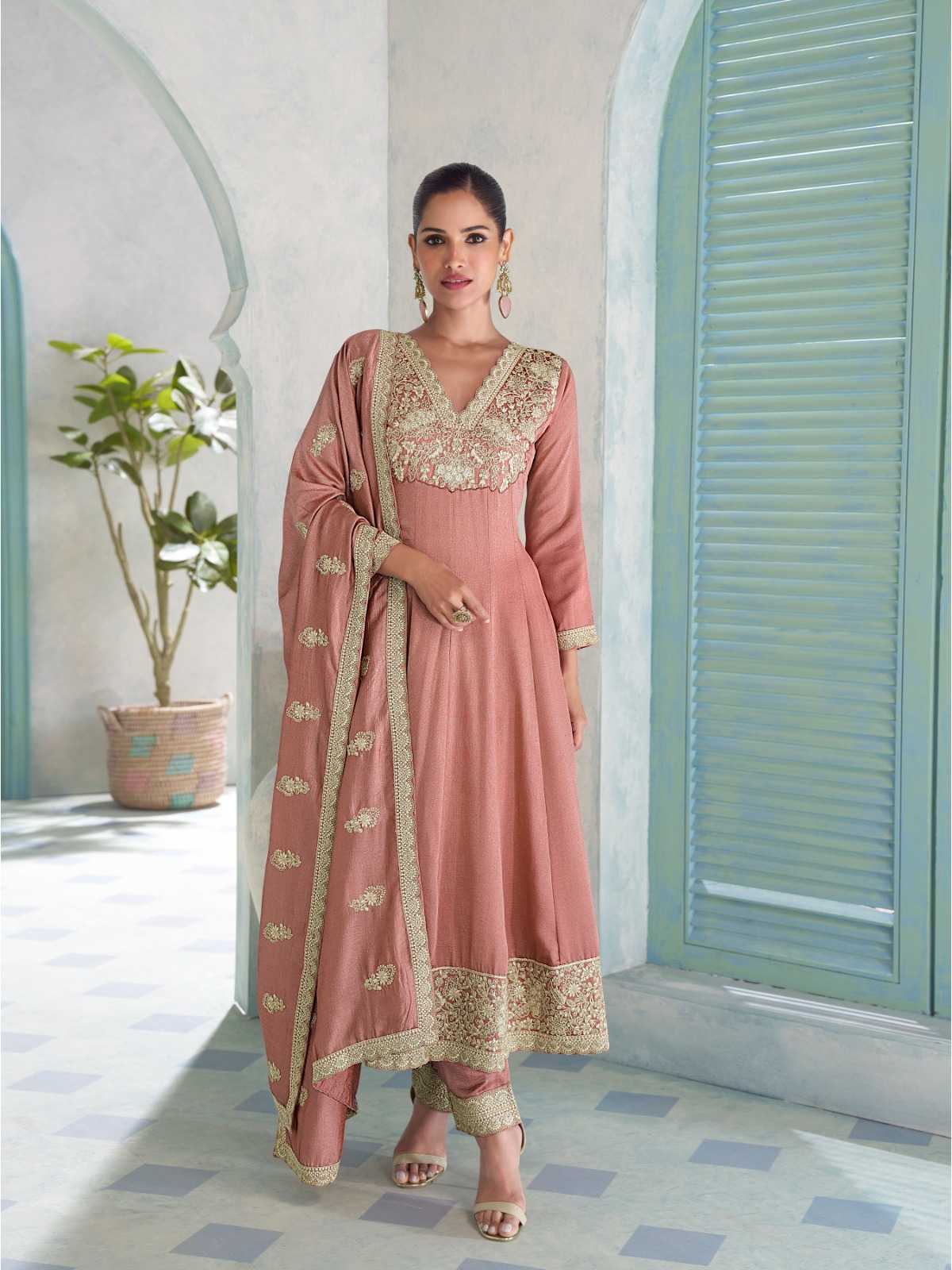 Naarira AASHIRWAD VIHANIKA Premium Silk Embroidery Suits