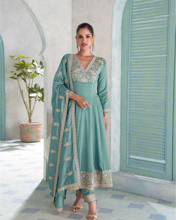 Naarira AASHIRWAD VIHANIKA Premium Silk Embroidery Suits - alternate view