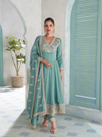 Naarira AASHIRWAD VIHANIKA Premium Silk Embroidery Suits