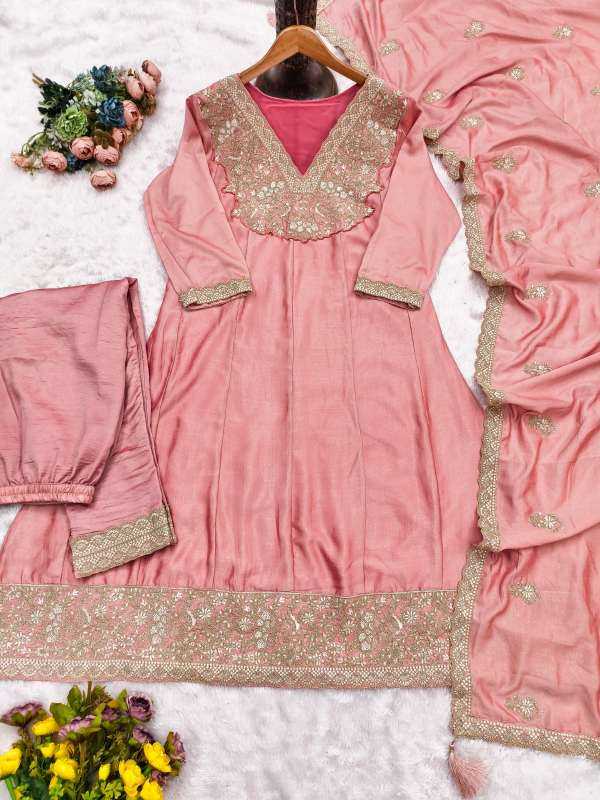Naarira AASHIRWAD VIHANIKA Premium Silk Embroidery Suits